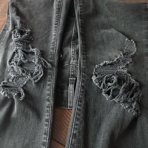 Distressed High Rise Curvy Bootcut - Picture 4 of 5